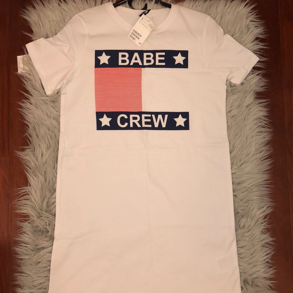 Babe Crew T shirt Dress